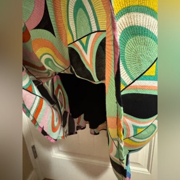 By Anthropologie Kenzie Asymmetrical Midi Dress..size 2 - Picture 9 of 16